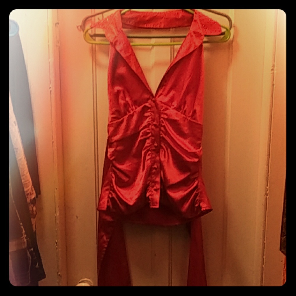 Red XOXO Top